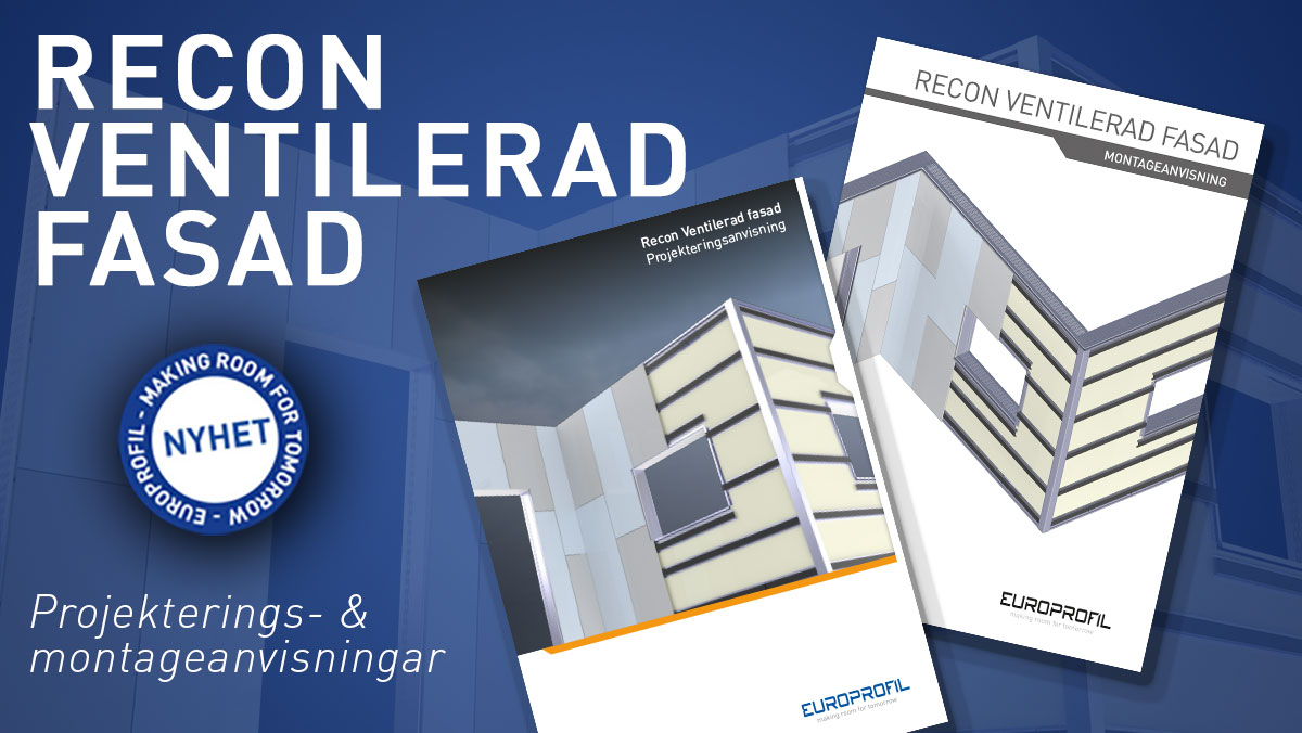 Recon ventilerad fasad