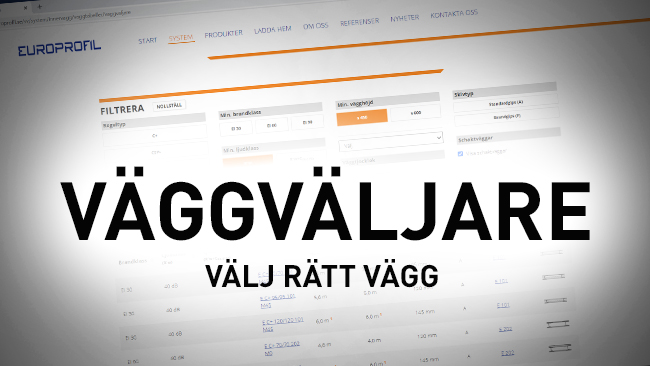Vi introducerar vår Väggväljare