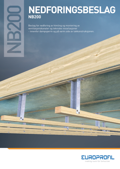 Produktblad - NB 200 nedforingsbeslag